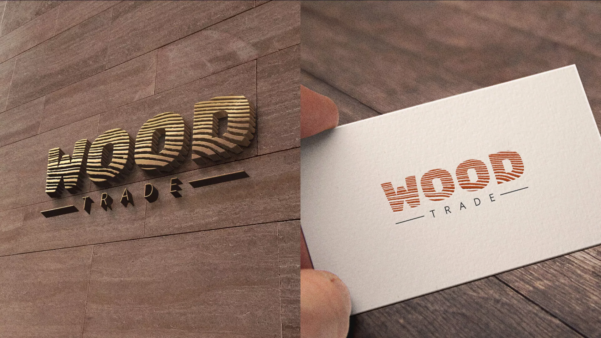 Разработка логотипа для компании «Wood Trade» в Билибино